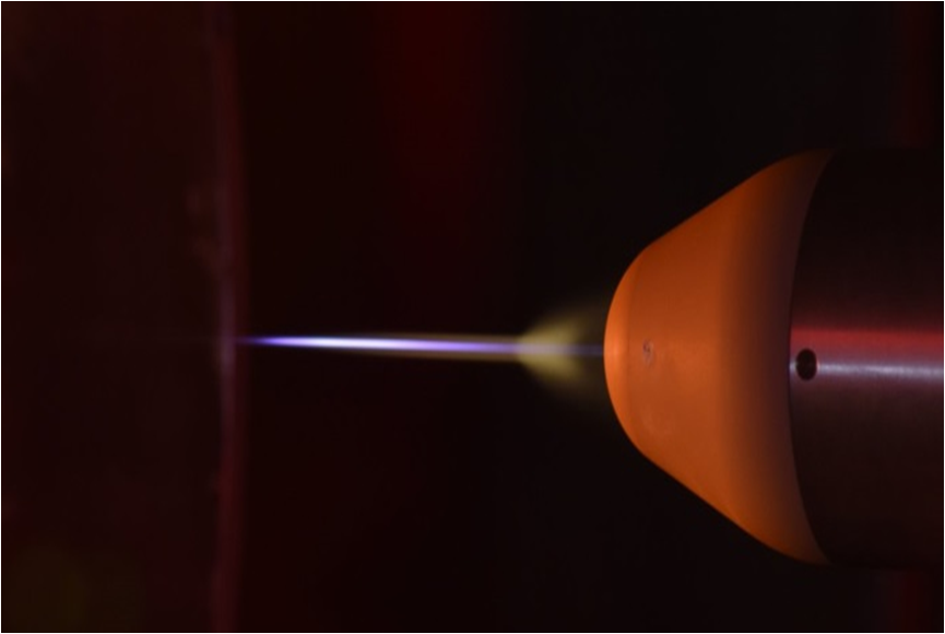 Filament as a supersonic spike